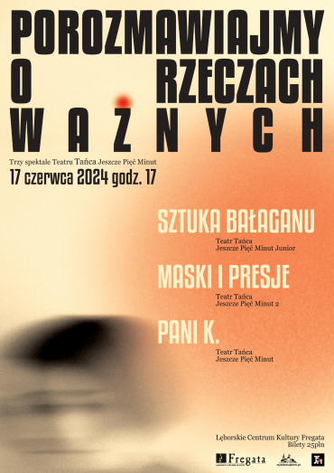 Premierowe spektakle Teatru Tańca Jeszcze 5 Minut