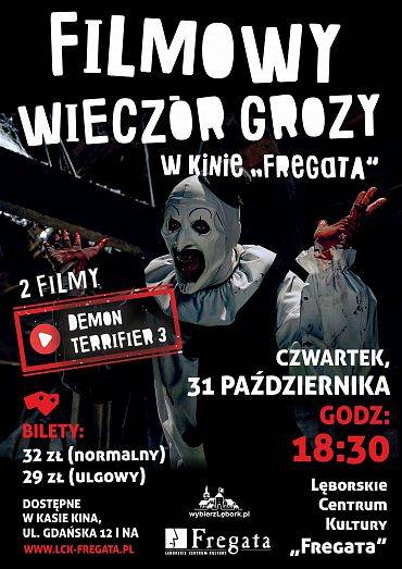 Filmowy wieczór grozy we "Fregacie"