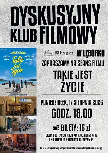 Sierpniowe spotkanie Dyskusyjnego Klubu Filmowego