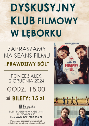 DYSKUSYJNY KLUB FILMOWY: Prawdziwy ból