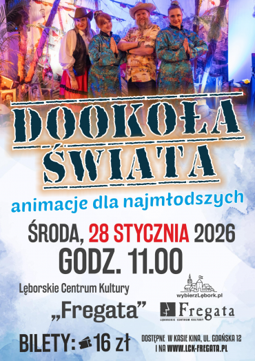"Dookoła świata" - animacje dla najmłodszych