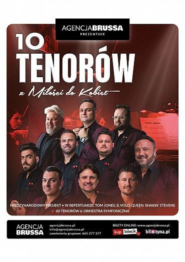 Koncert "10 Tenorów - Z miłości do kobiet"