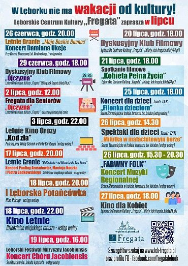 Wakacje z kulturą - lipiec
