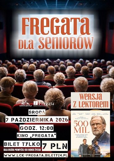 FREGATA DLA SENIORÓW: 500 mil
