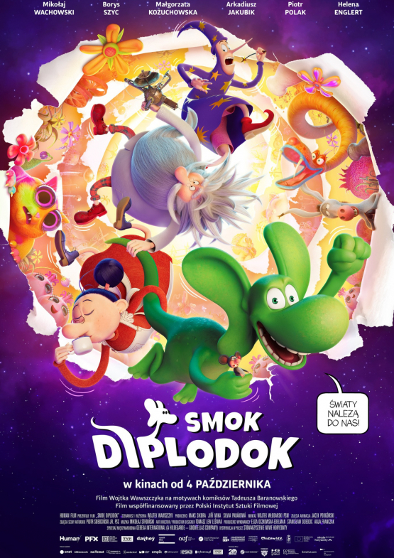 Grafika 1: Smok Diplodok